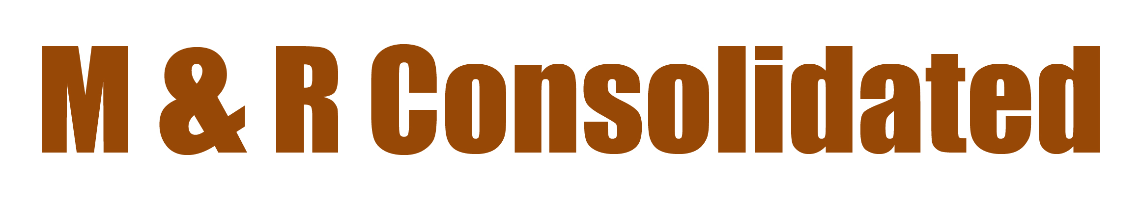 M & R Consolidated logo