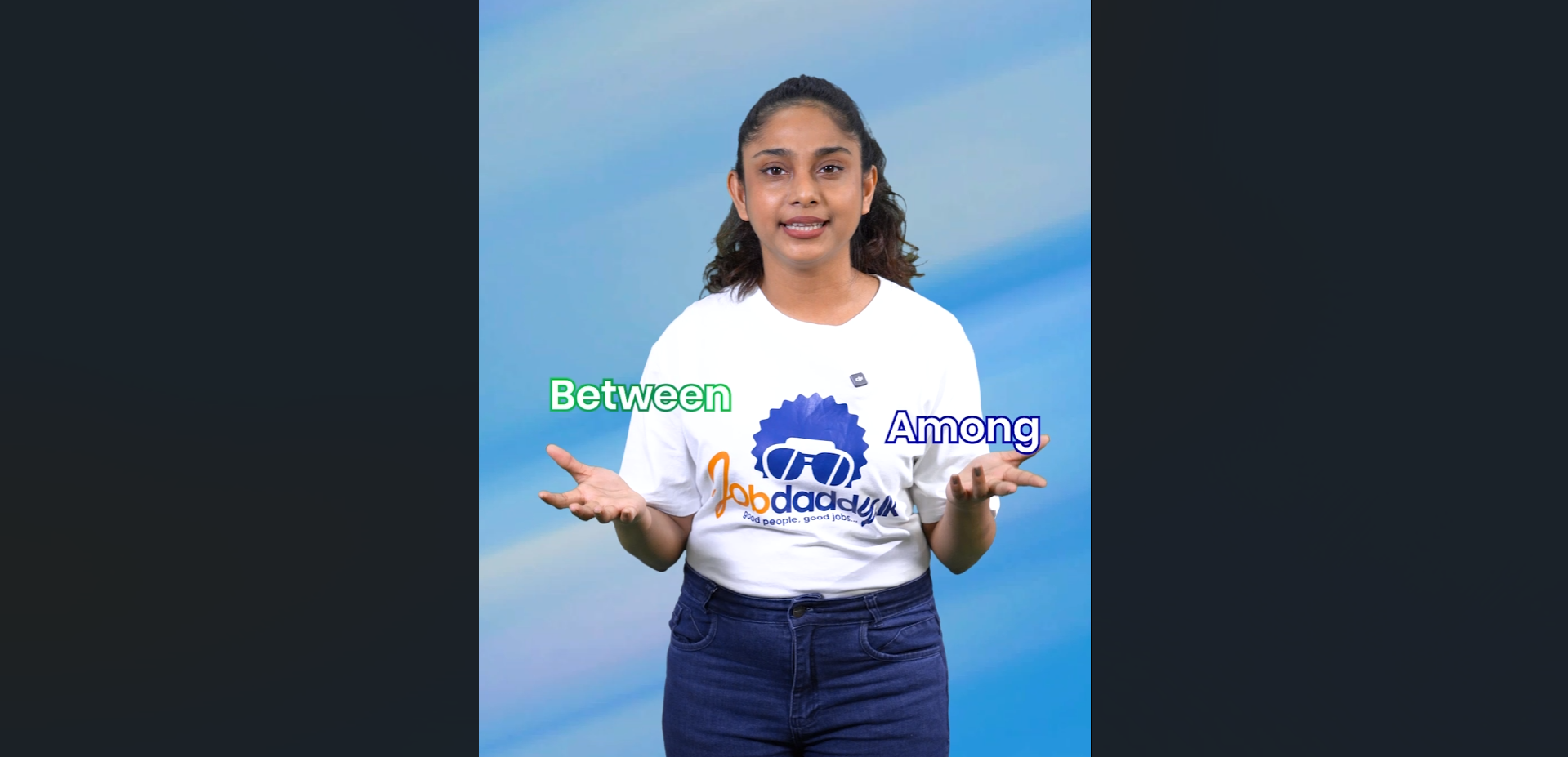 Among සහ between දෙකේ වෙනස දන්නවද? | English Tips by Jobdaddy.lk - Video 09